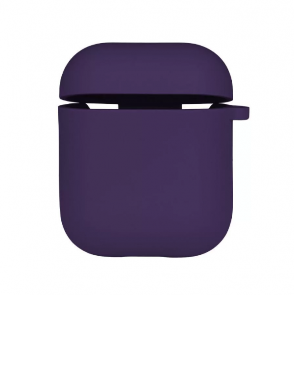 Силіконовий кейс AirPods 1/2 (Marsala)