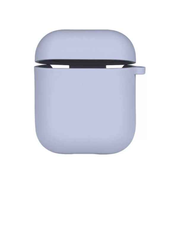 Силіконовий кейс AirPods 1/2 (Light Purple )