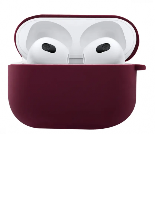 Силіконовий кейс AirPods 3 (Marsala)																						