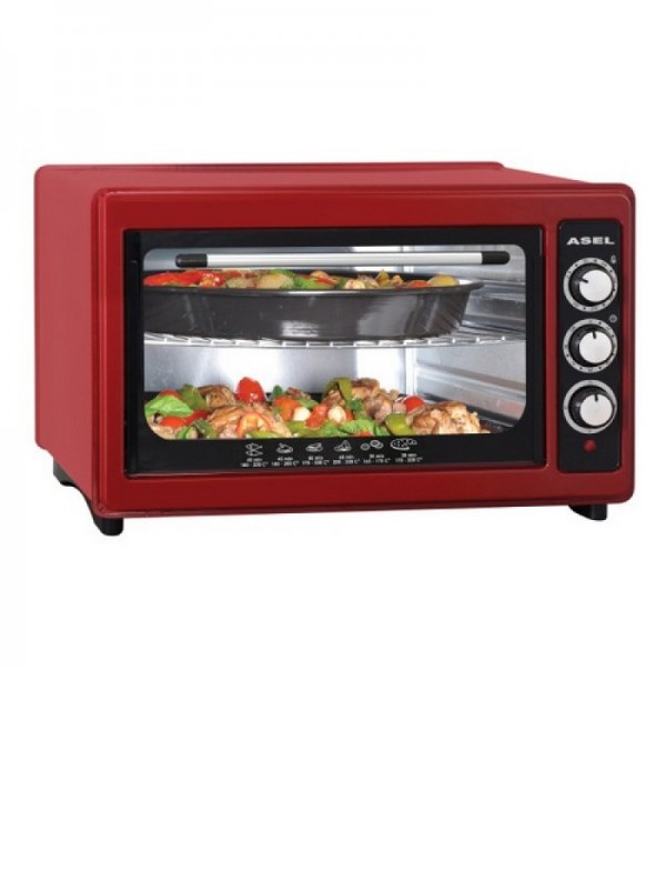 Духовка ASEL AF-0123 (40-23) червона
