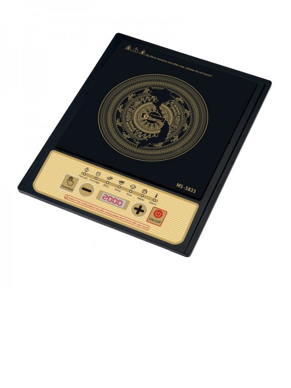 Плита індукційна Domotec MS-5833 1кф., 2000Вт. (Чорний)