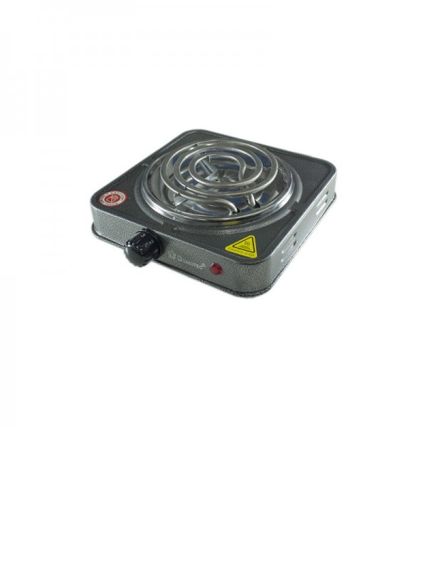 Плита електрична Domotec MS-5801 1кф., 1000Вт. (Сірий)
