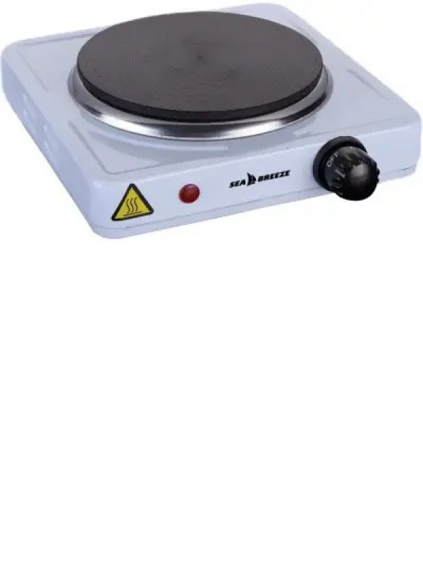 Електрична настільна плита одна конфорка Hot Plate HP-JX1010A з дисковим тіном 1000Вт, 5 режимів нагрівання Біла