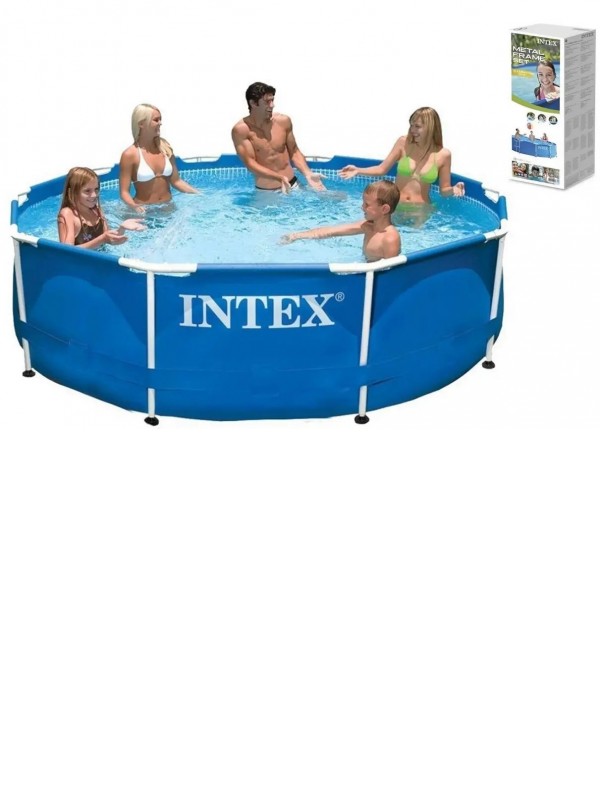 Басейн каркасний 28200 NP Intex круглий, 6+ років, 305*76 см, 4485л,