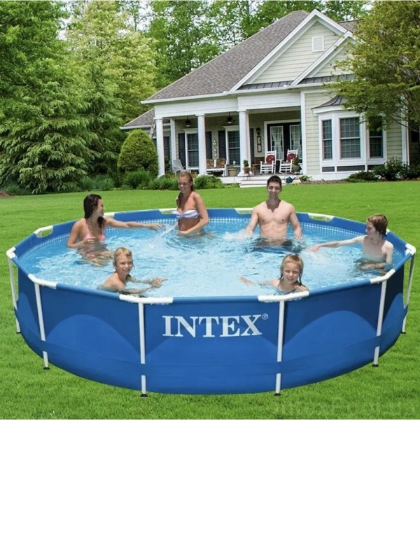 Басейн каркасний Intex 28210 366х76см із зливним клапаном на 6503 л