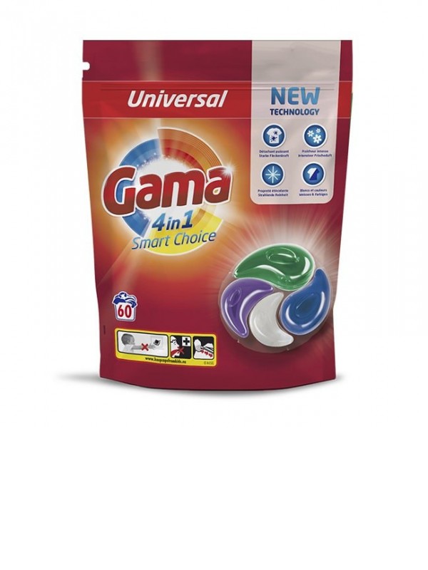 Капсули Для Прання Gama Universal 60шт