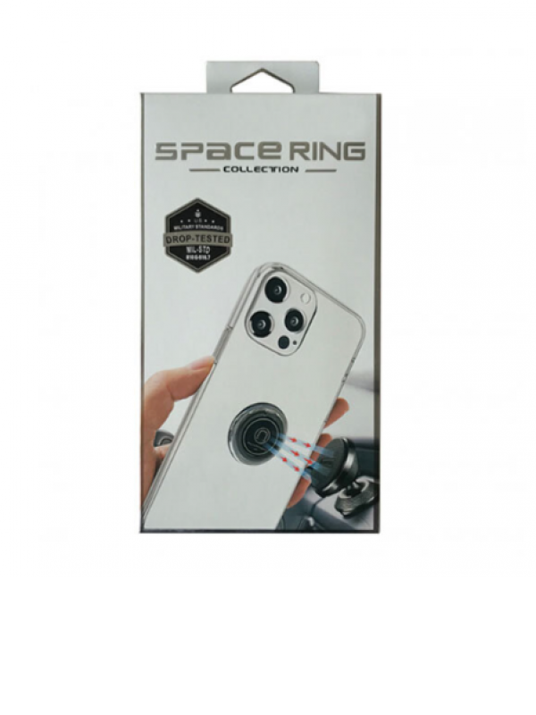 Чохол (накладка) Apple  Space Ring Прозорий