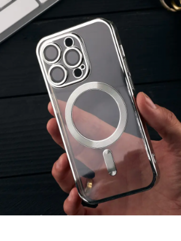 Чохол MagSafe iPhone 14 Pro Max (Silver)