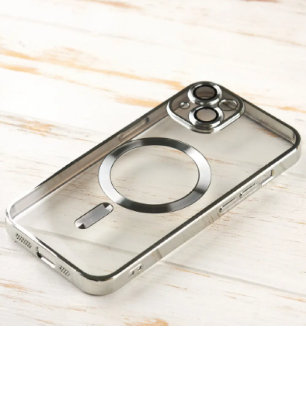 Чохол MagSafe iPhone 15 Plus (Silver)