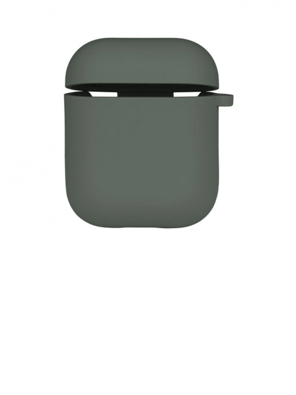 Силіконовий кейс AirPods 1/2 (Pine Green)																						